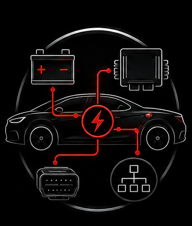 Elektrisk mätning på fordon